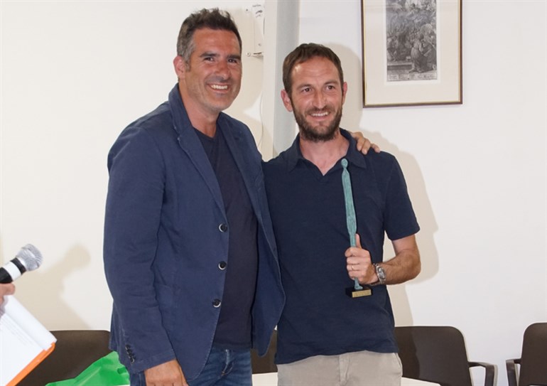 Aiac Viterbo: Cristiano Lucarelli al Premio Etrusco 2021. Standing ovation per D'Antoni