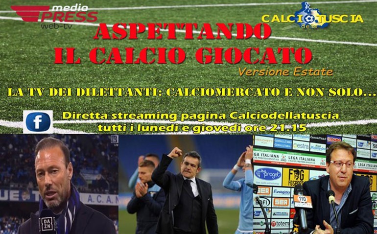 Aspettando il Calcio giocato: stasera Max Farris, Dario Marcolin ed il dg Perugia Mauro Lucarini