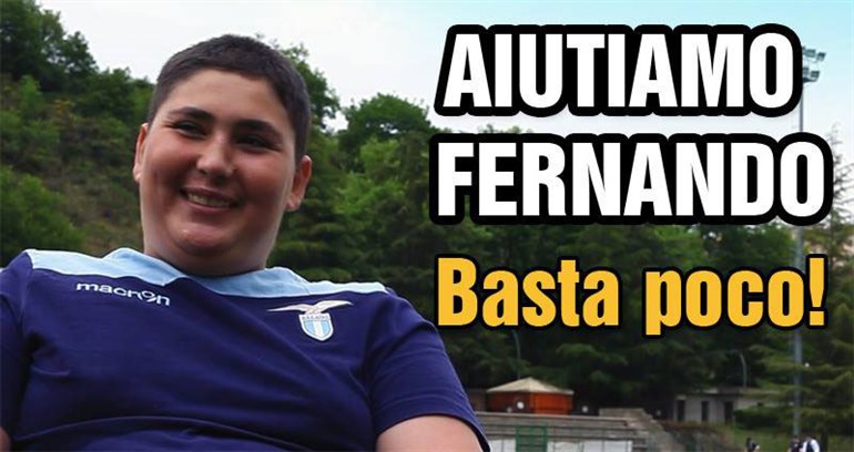 Aiutiamo Fernando Casali ad avere una vita migliore: l'ex ragazzo della Polisportiva Cimini non può più giocare